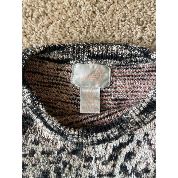 VTG Mens Gray and Pink Grandpacore Crosby 90s Grandpa  Sweater Size L - Picture 4 of 5